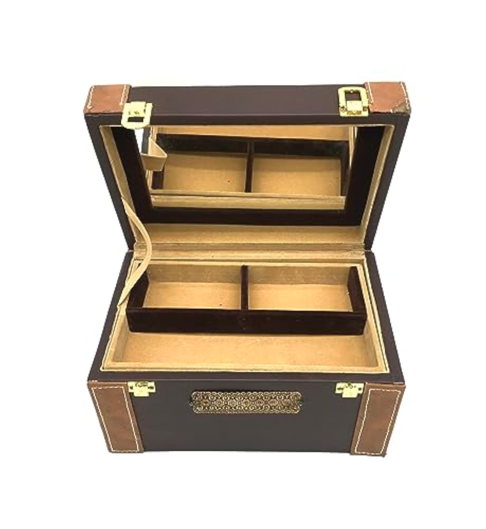 Royal PU Leather Jewelry Organizer for Women