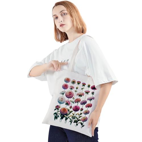 Bolso Tote Dahlias miniatura 2
