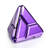 OPSZDYY 3D Triangle Metal Puzzle (Purple)