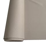 7oz PU Coated Outdoor Waterproof Fabric - Water-Proof, Tear Resistant, Cloth for Outdoor Garden Furniture, Sewing Material for Crafts and Hobbies - 150cm Wide (Beige)