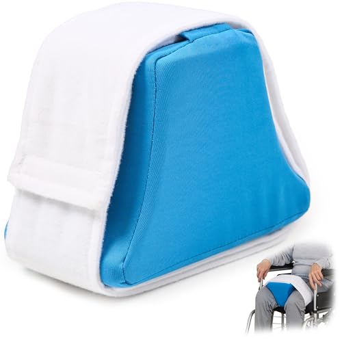 ODOXIA Hip Abduction Pillow | Orthopedic Hip Surgery Pillow for Legs | Knee Separator for Alignment & Sciatica Relief | Soft Block | Includes Adjustable Strap | After Surgery Essentials