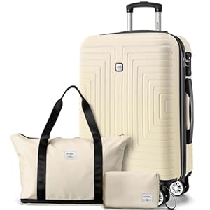 Hoteel Luggage Sets 3 Piece,(4-YEAR...