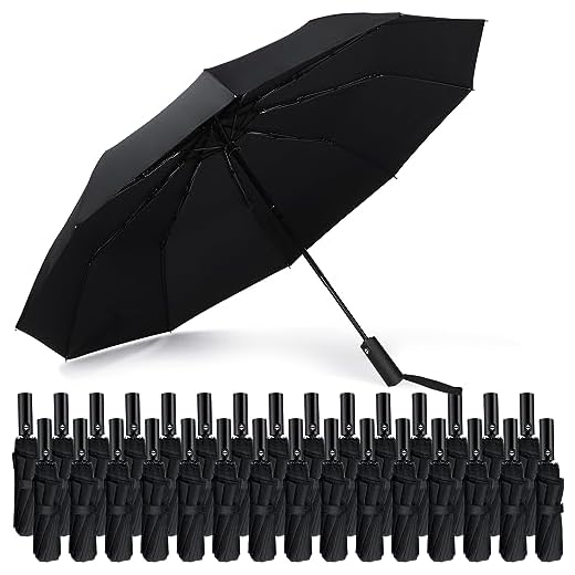 Best smart umbrella Portable 10-Rib Windproof Travel Umbrella