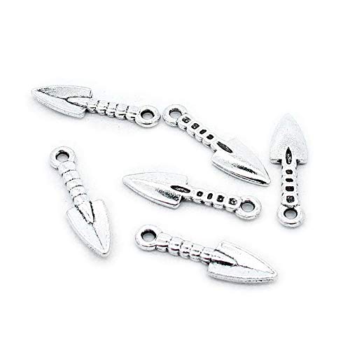 140 Pieces Antique Silver Tone Jewelry Making Charms Crafting Beading