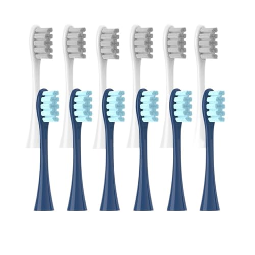 12 �̐^�󖧕��p�b�N�����p�u���V�w??�b�h�AOclean X PRO/ Z1/ F1/ One/Air 2 /SE �\�t�g�f�B�[�v�N���[�j���O�m�Y���ƌ݊�������(6Gray6Blue)