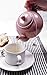 RSVP International Stoneware Teapot Collection, Microwave and Dishwasher Safe, 16 oz, Pink