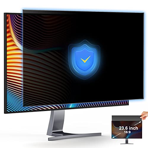 JEAPKA [2-Pack] 23.6 Inch Privacy Screen for Monitor Computer Screen Privacy Filter for 16:9 Widescreen Monitor Desktop PC Monitor Privacy Film Monitor Privacy Shield and Anti-Glare Protector