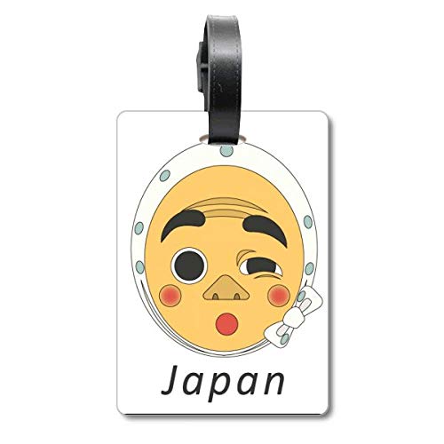 Étiquette de voyage japonaise humoristique pour repérer sa valise lors des vacances