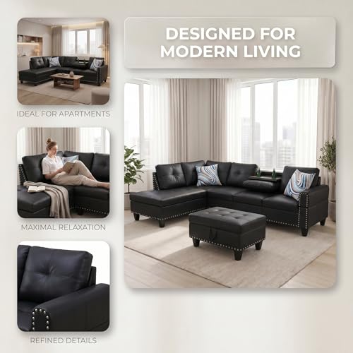 Trygoal Modular Leather Sofa