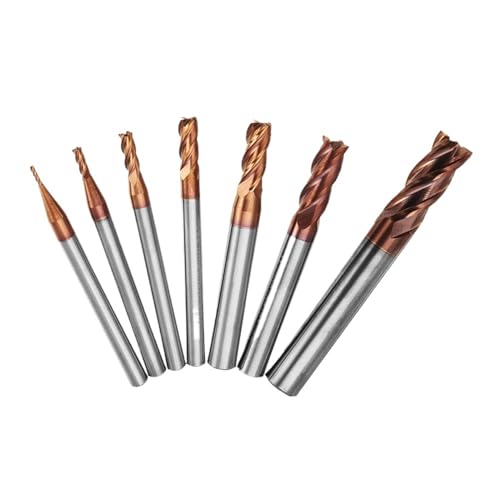 Fraise 4 flûtes haute performance moulin 6.9mm pour CNC