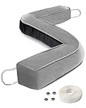 Door Draught Excluder, 97CM(38.1'') Heavy Door Draft Stopper, Anti-slip, Removable Fabric Cover, Wear-resistant Draught Stoppers for Bottom of Door, Window Insulation and Weather Stripping