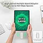 EIOTCLUB 4G LTE USB WiFi 6 Dongle - Portable Mobile Hotspot, 150Mbps High-Speed Portable WiFi with Pre-Installed SIM & No-Contract Data Plans, Support 10 Devices, for Travel, Car, Business, US Only - Image 4