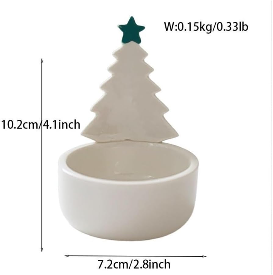 Candle Holder Christmas Scented Candle Holder - Decorative Aromatherapy Home Gift(Red)