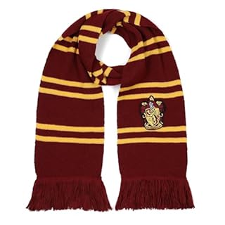 Harry Potter Écharpe officielle Gryffondor, bonnet et gants - Ensemble d'accessoires pour femmes et enfants - Cadeau et accessoires de costume de Poudlard