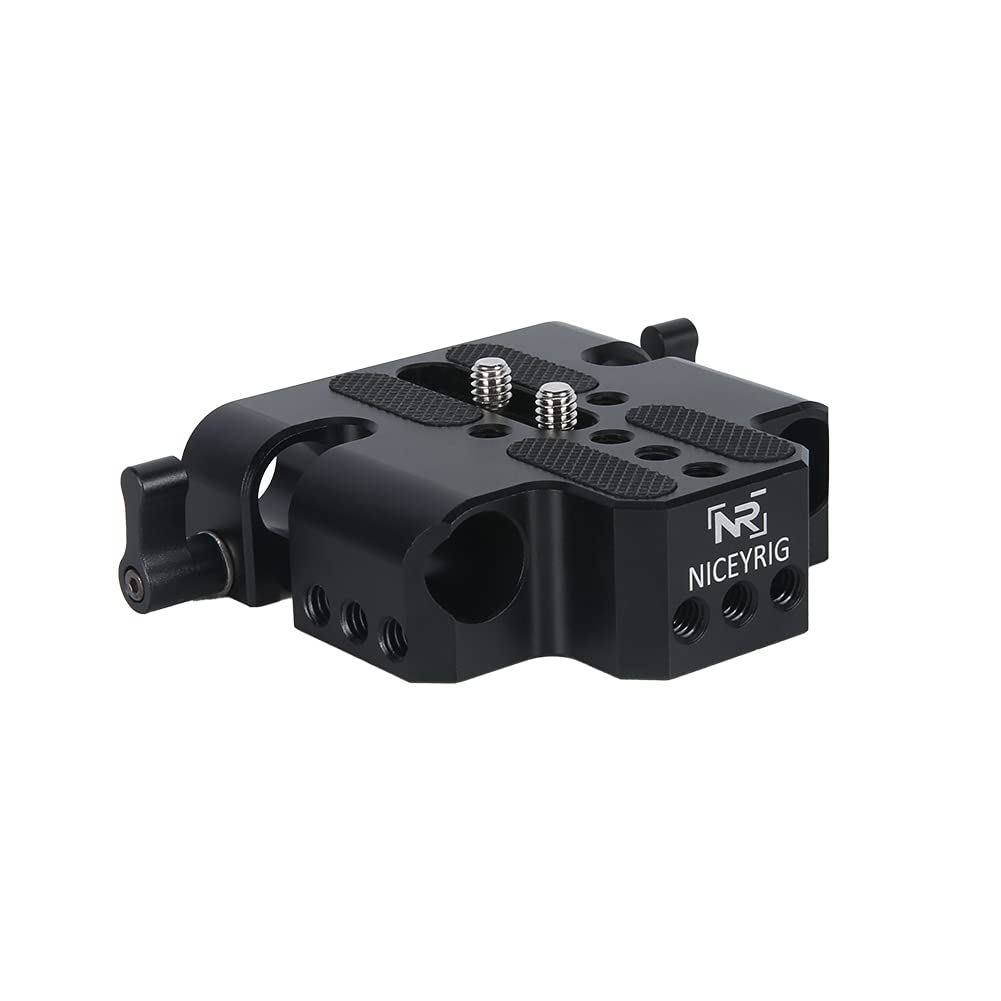 Placa base de cámara de 15mm para BMPCC 6K Pro y Sony A7 8