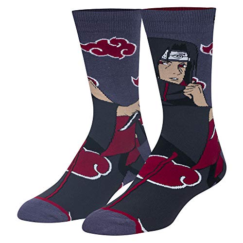 Odd Sox - Itachi Naruto Shippuden Anime Manga Crew Socks Size Large