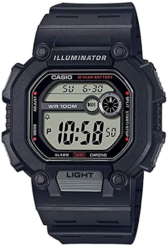 Casio W-737H-1AVCF, Czarny, Jeden rozmiar, Cyfrowy : Amazon.pl: Moda