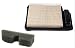 Air Filter and Pre-Filter for Cub Cadet LTX 1040, LT1045, LTX 1045, LT1042, LT1040, I1046, I1042