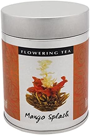 The Exotic Teapot - Flowering Tea Selection Box, 3 Sampler Tins of Blooming Tea, Jasmine Flower Tea Balls