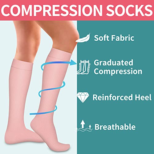 Coolover Compression Socks For Women And Men - Best For Circulation, Running, Athletic, Recover, Nurse, Travel #TOP4