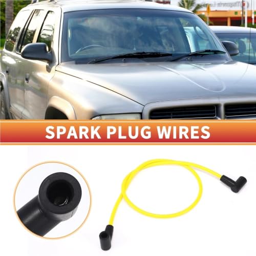 Cable de bujía 4728038AD y bobina de encendido para Dodge Dakota Durango V8 2