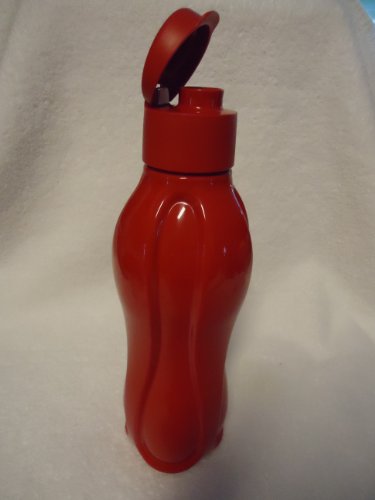 Tupperware Eco Water Bottle 1L Red with Red Cap