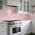 Art3d 12 x 12 Inch Heavy-Duty Peel and Stick Backsplash, Self-Adhesive Wall Tiles for Kitchen Bathroom Decor, 10-Pack Pink