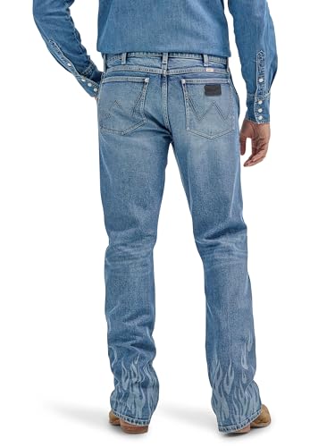 Wrangler Men's X Hot Wheels Flames Bootcut Jean3