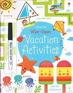 Wipe-Clean Vacation Activities - Book  of the Usborne Wipe-Clean Books