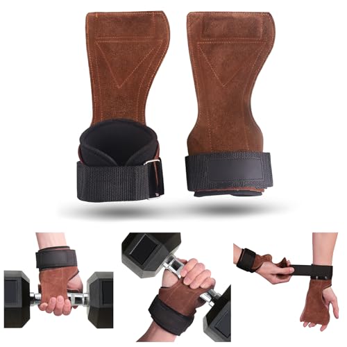 STBQHG Muñequera acolchada para levantamiento de pesas, ejercicio y fitness, levantamiento de pesas, agarre acolchado