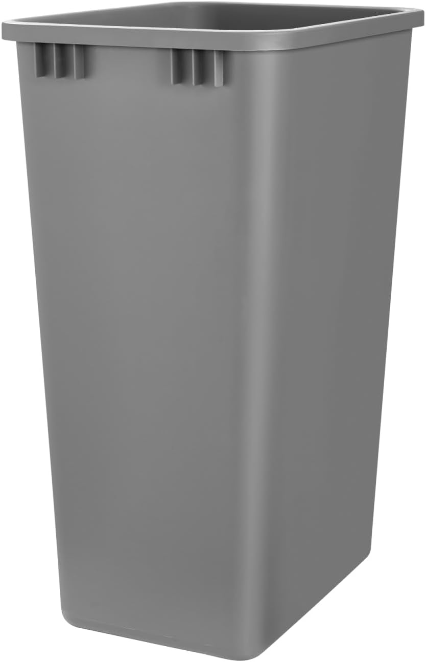 Rev-A-Shelf 50 qt. Silver Polymer Replacement Waste Container Pullouts