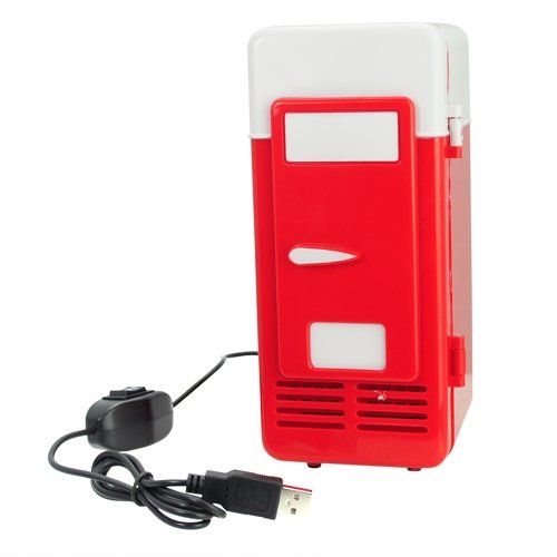 Mini Portable Great PC Beverage Cans USB Cooler USB Fridge Refrigerator