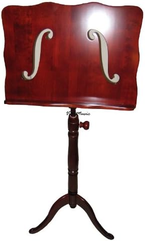 Vio-music Wooden Music Stand, Traditional F-holes Design