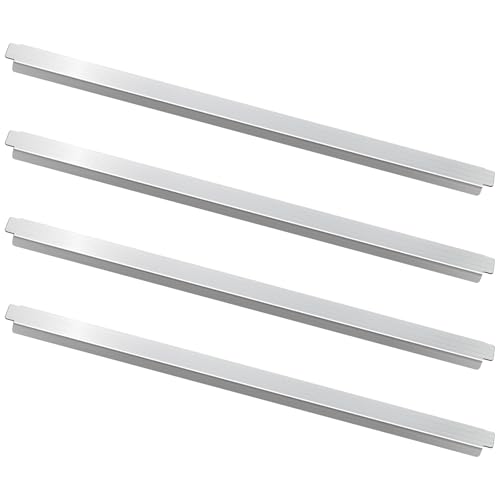 4 Pcs 20 Inch Stainless Steel Adapter Bar Table Adapter Long Metal Food Divider for Hotel Restaurant Kitchen Catering Home Commercial Food Service Accessories