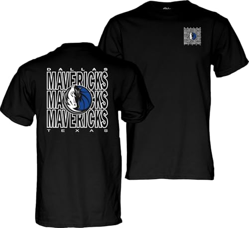 Dallas Mavericks NBA Officially Licensed T-Shirt Front/Back Press, X-Large Team Color
