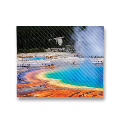 Image of MightySkins Carbon Fiber Skin Compatible with Alienware X14 R2 (2023) Full Wrap Kit - Prismatic Spring | Protective, Durable Textured Carbon Fiber Finish | Easy to Apply | Made in The USA