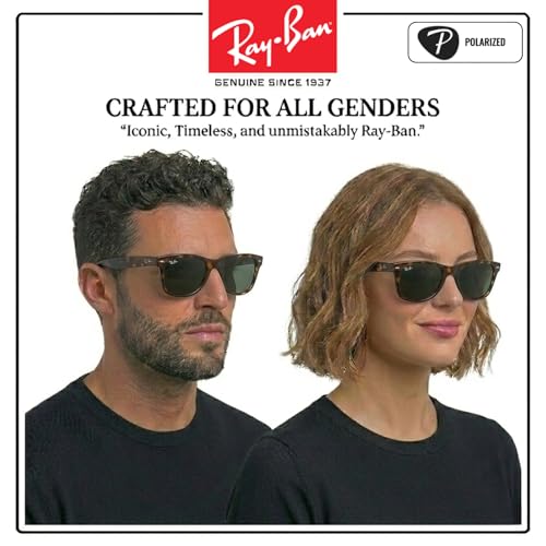 Image of Ray-Ban RB2132 NEW WAYFARER CLASSIC Square Shaped Sunglasses for Men & Women with Official RAYBAN Eyewear Kit