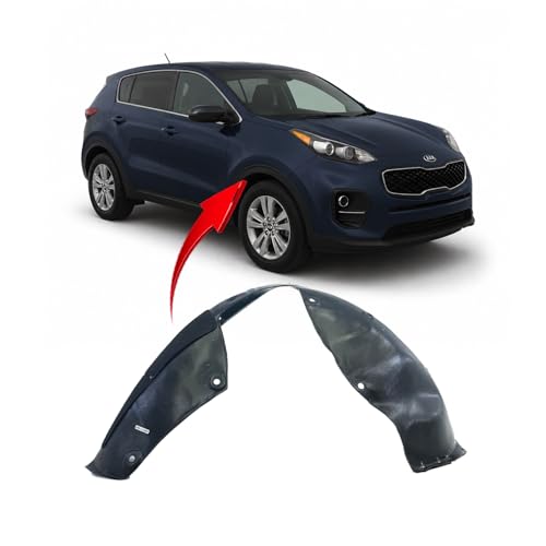 Image of FitParts Compatible with Kia Sportage 2017-2019 Front Right Fender Liner