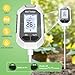 YAMRON 4-in-1 Soil Moisture Meter, Digital Plant Temperature/Soil Moisture Test & PH Meter/Sunlight Intensity, Backlight LCD Display for Gardening, Farming and Outdoor Plants