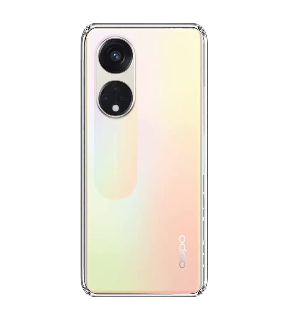 Pinaaki Enterprises Back Cover for Oppo Reno 8T 5G Back Cover | Slim Soft Back Case for Oppo Reno 8T 5G (Transparent) (B0BW679Y1H) Amazon Price History, Amazon Price Tracker