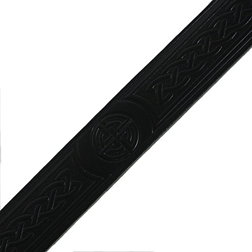 Men's 1.5" Celtic Knot Embossed Leather Belt Fits Waist Sizes 29" - 54"3