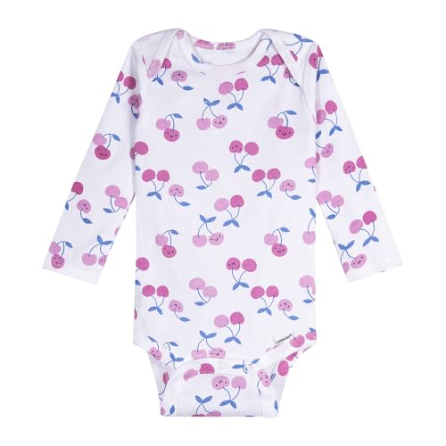 Image of Onesies Brand Unisex Baby 6-Pack Long Sleeve Bodysuits - Breathable Cotton One-Piece Outfits for Newborns & Infants