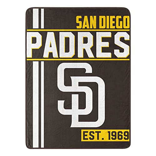 NORTHWEST Company San Diego Padres Walk Off Micro Raschel Throw Blanket