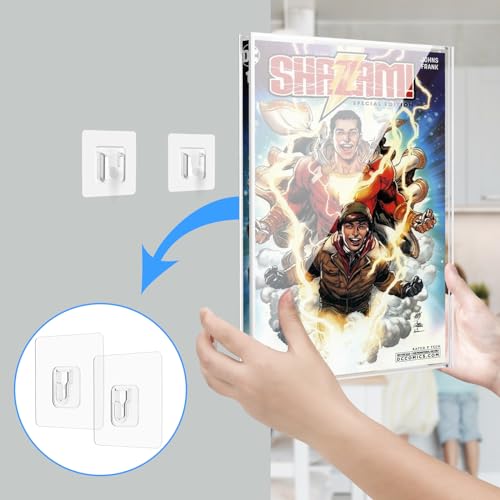 Homakover Clear Display Case For Comic Book, Acrylic Comic Book Frame Wall Mount, Collectible Comic Book Storage thumb #4