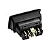 X AUTOHAUX 4pcs DC 12V Universal 6 Pins Momentary Electric Illuminated Power Window Switch for Car Random Light Lamp Color