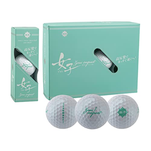 ????(Kasco) Casco Zeus Impact Women's 3 Golf Ball, Pearl White