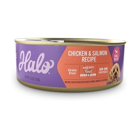 Halo Wet Dog Food Chicken & Salmon 5.5oz (Pack of 12) Cover