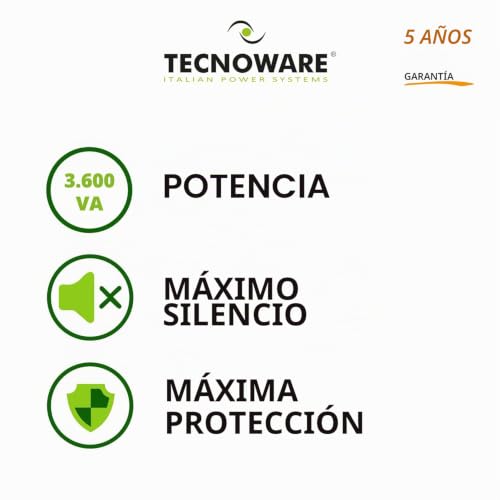 Miniatura 7 de Tecnoware Power Systems - Sai Evo Dsp Plus 3600 Protección Contra Apagones 8 Salidas Iec Autonomía Hasta 40 Min Eficiencia 94 Interfaz Usb Rs232 Snmp Potencia 3600 Va