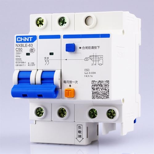Disjoncteur différentiel RCBO NXBLE-63 avec protection contre fuite - 3