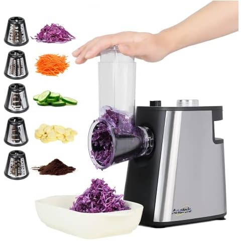 Anatole Cortador de Verduras Eléctrico Rallador de Queso Multifuncional Cover